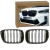 BMW X3 G01 X4 G02 Nerki Grill Atrapa chłodnicy przedni Czarny Połysk 2szt