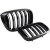 BMW X3 G01 X4 G02 Nerki Grill Atrapa chłodnicy przedni Czarny Połysk 2szt