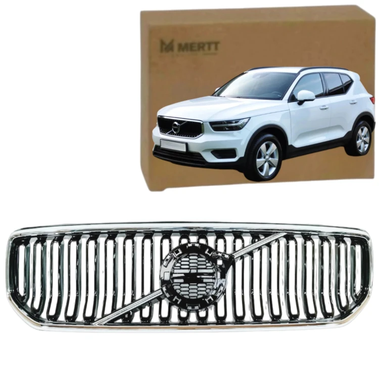 ATRAPA KRATKA ŚRODKOWA GRILL PASUJE DO VOLVO XC40 2017+ 31457342 CHROM