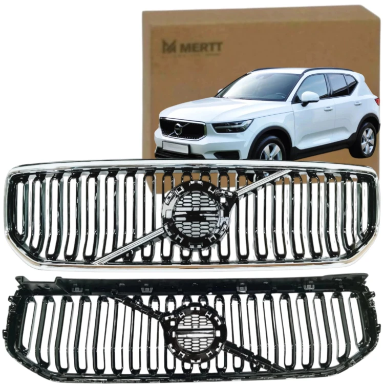 ATRAPA KRATKA ŚRODKOWA GRILL PASUJE DO VOLVO XC40 2017+ 31457342 CHROM