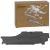 MATERIAŁOWA OSŁONA PODWOZIA PRAWA A2056842000 MERCEDES C W205 2014-2021