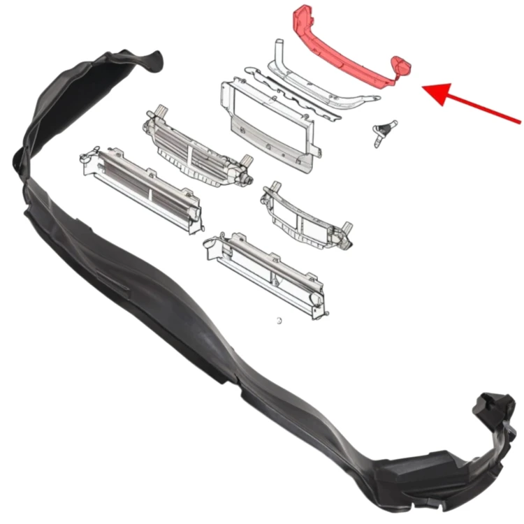 KIEROWNICA WLOT KANAŁ POWIETRZA 31455212 USZCZELKA VOLVO XC60 II 2017-