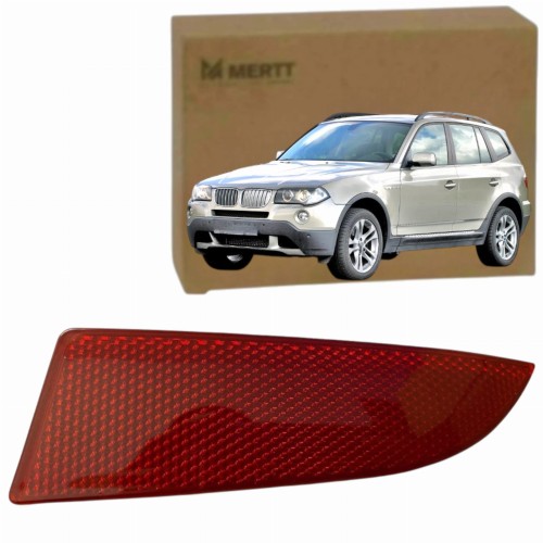 BMW X3 E83 2006-2010 ODBLASK zderzaka PRAWY tył tylni 63147162218