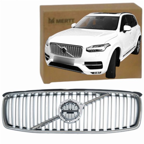 PASUJE DO VOLVO XC90 2015-2019 ATRAPA KRATKA ŚRODKOWA GRILL CZARNA