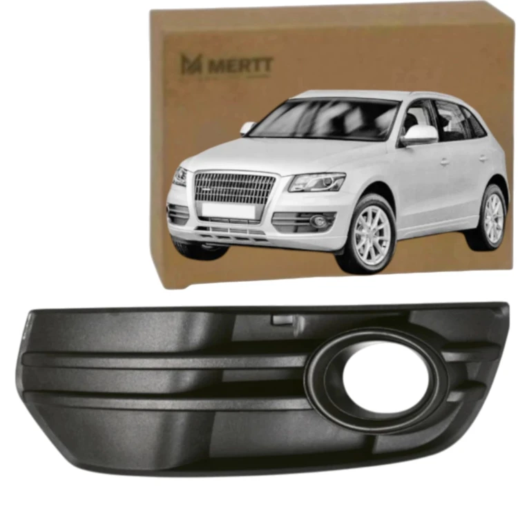 ATRAPA KRATKA ZDERZAKA RAMKA HALOGENU LEWA CZARNA AUDI Q5 8R 2012-2016