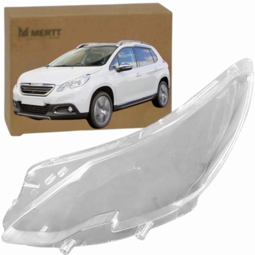 LEWY KLOSZ SZKŁO REFLEKTORA LAMPY PRZEDNIEJ PEUGEOT 2008 2013-2019