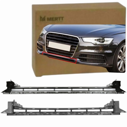 KRATKA ŚRODKOWA atrapa zderzaka dolna AUDI A6 C7 2014-2018 LIFT 4G0807683B