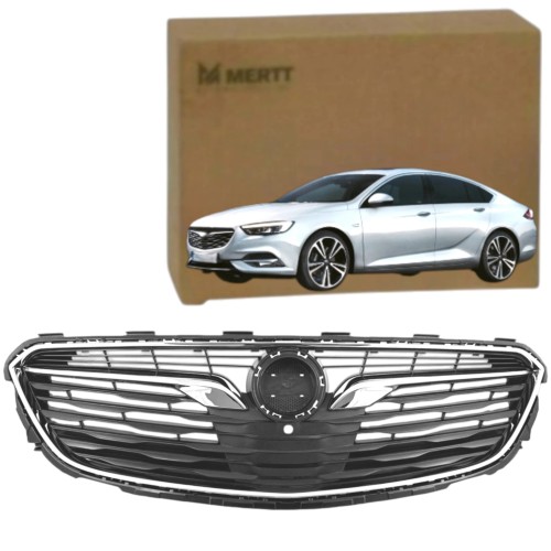 GRILL ATRAPA PRZEDNIA Z LISTWAMI CHROM PODKŁADKA OPEL INSIGNIA B 2017-2019