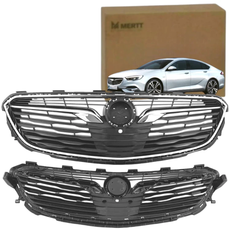 GRILL ATRAPA PRZEDNIA Z LISTWAMI CHROM PODKŁADKA OPEL INSIGNIA B 2017-2019