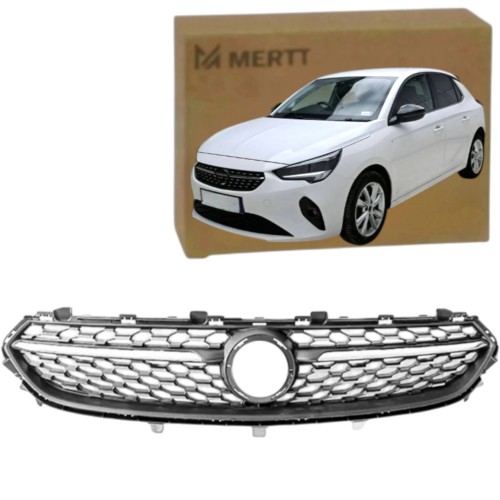 GRILL ATRAPA kratka PRZEDNIA Z listwami chrom 9829474480 OPEL CORSA F 2019-