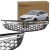 GRILL ATRAPA PRZEDNIA LISTWY CHROMOWANE OPEL ASTRA K 2017-2019 13464791