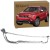 PRZED LIFTINGIEM RAMKA GRILLA CHROM JEEP CHEROKEE V KL 2014-2018 68203230AB