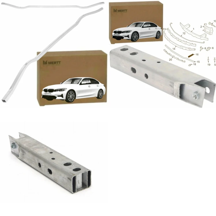 BMW 3 G20 G21 WSPORNIK WZMOCNIENIE BELKA DOLNA + STREFY ZGNIOTU LEWA PRAWA
