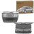 ATRAPA GRILL CHROM PRZÓD 8P4853651A SREBRNA POŁYSK AUDI A3 8P 2005-2008
