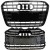ATRAPA KRATKA CHŁODNICY GRILL PRZEDNI 4GD853651AT94 AUDI A6 C7 2011-2014
