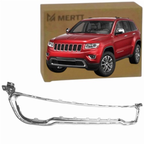 PRZED LIFTINGIEM RAMKA GRILLA CHROM 68203230AB JEEP CHEROKEE V KL 2014-2018