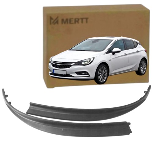Spojler spojlery Hokej pod zderzak przedni Komplet Opel Astra K 2015 - 2019