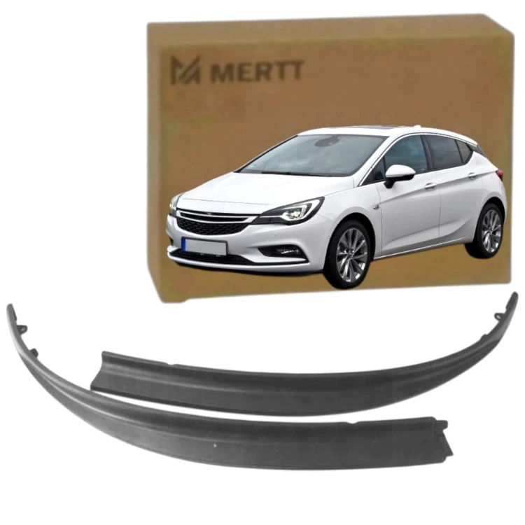 Spojler spojlery Hokej pod zderzak przedni Komplet Opel Astra K 2015 - 2019