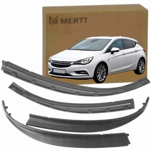 Opel Astra K 2015 - 2019 Spojler spojlery Hokej pod zderzak przedni Komplet