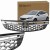 OPEL ASTRA K 2017-2019 GRILL ATRAPA PRZEDNIA LISTWY CHROMOWANE + PODKŁADKA