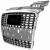 ATRAPA ŚRODKOWA GRILL CHROM NOWA POŁYSK SREBRNA AUDI A4 B7 2004-2007 RAMKA