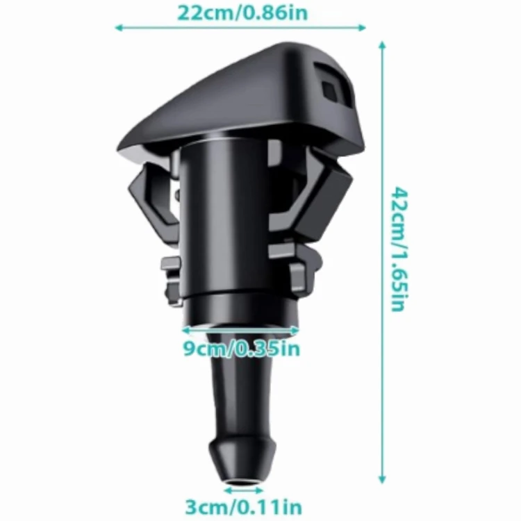 JEEP DODGE CHRYSLER DYSZE SPRYSKIWACZY SZYBY PRZÓD KOMPLET 5303833AA