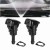 JEEP DODGE CHRYSLER DYSZE SPRYSKIWACZY SZYBY PRZÓD KOMPLET 5303833AA