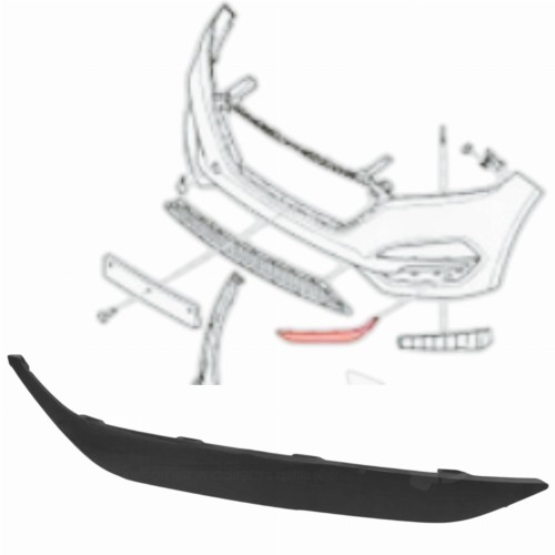 LISTWA PRZEDNIEGO ZDERZAKA LED PRAWA 86528D7010 HYUNDAI TUCSON 2015-2018