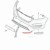 LISTWA PRZEDNIEGO ZDERZAKA LED PRAWA 86528D7010 HYUNDAI TUCSON 2015-2018