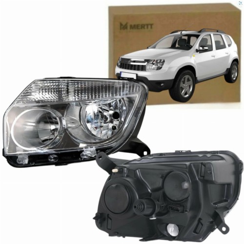 DACIA DUSTER HS 2010-2013 REFLEKTOR LAMPA PRZEDNIA LEWA H1 H7 260609877R