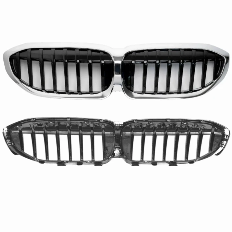 GRILL NERKI KRATKA atrapa BMW 3 G20 G21 19- czarny połysk CHROM 51138075665