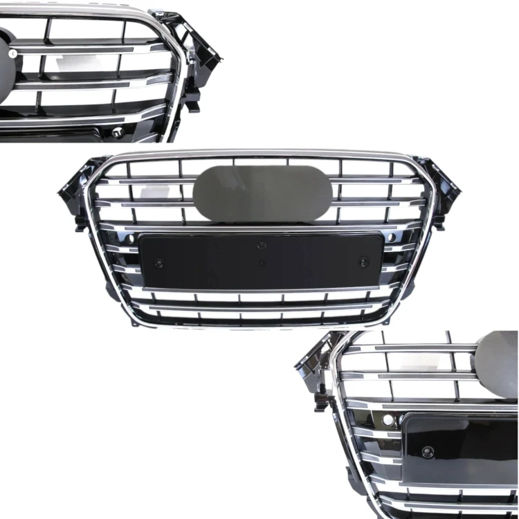 ATRAPA KRATKA CHŁODNICY GRILL PRZEDNI NOWY CHROM AUDI A4 B8 2011-2015