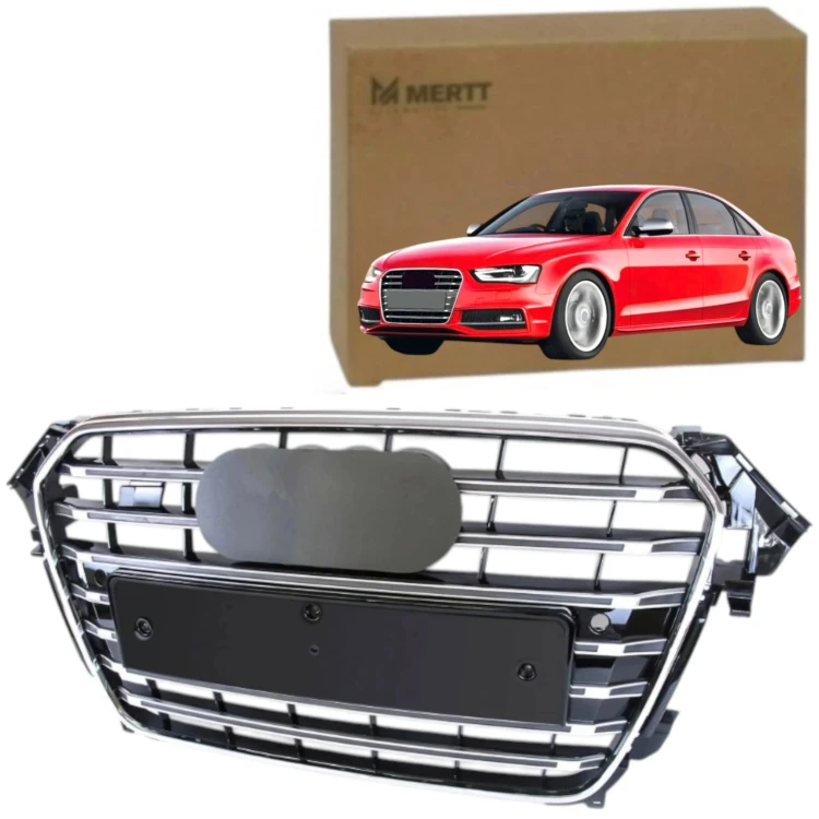 ATRAPA KRATKA CHŁODNICY GRILL PRZEDNI NOWY CHROM AUDI A4 B8 2011-2015