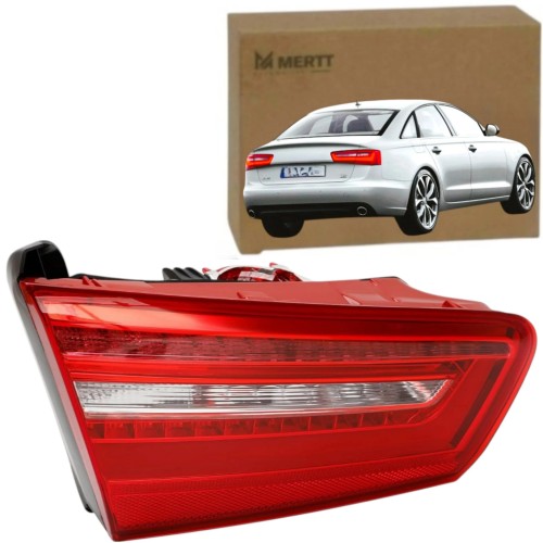 lampa tylna LEWA wewnętrzna w klapę bagażnika AUDI A6 C7 Sedan 2011-2014