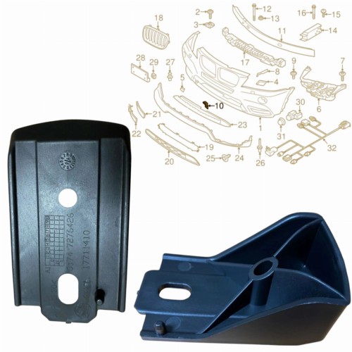 MOCOWANIE ABSORBERA UCHWYT WSPORNIK BELKI PRZÓD BMW X3 F25 F26 2010-2018