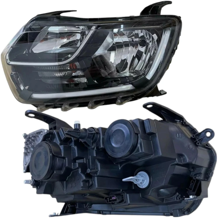 DACIA DUSTER 2017 - REFLEKTORY LAMPY PRZEDNIE PRAWA LEWA KOMPLET H1 H7