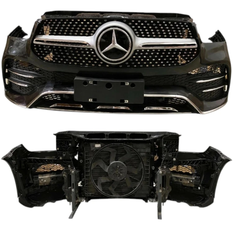 ZESTAW pas przedni chłodnice zderzak wentylator belka MERCEDES GLE W167 AMG