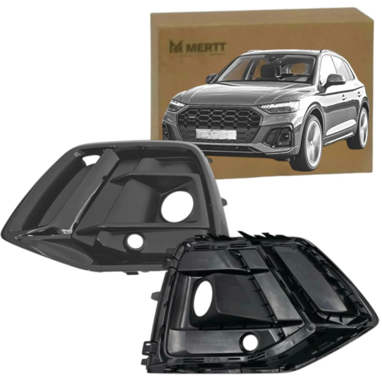KRATKA ZDERZAKA LEWA MATOWY ŚRODEK BLACK ZASLEPKA L AUDI Q5 LIFT FY 2020-