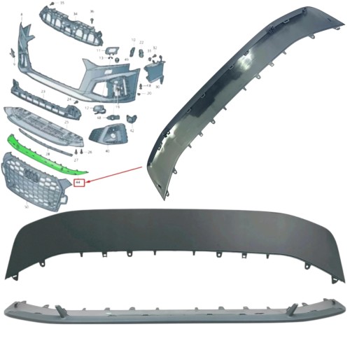DOKŁADKA LISTWA ZDERZAK SPOILER 8W0807717C AUDI A4 B9 2019-2022 S-LINE LIFT