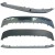 DOKŁADKA LISTWA ZDERZAK SPOILER 8W0807717C AUDI A4 B9 2019-2022 S-LINE LIFT