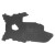 MATERIAŁOWA OSŁONA SKRZYNI BIEGÓW 51717033748 BMW SERIA 5 E60 2003-2010