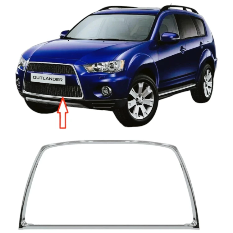 RAMKA ZDERZAKA CHROM SREBRNA LISTWA 6400C903 MITSUBISHI OUTLANDER 09-12