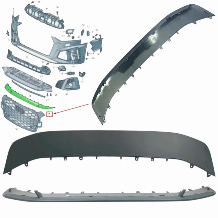 AUDI A4 B9 2019-2022 S-LINE LIFT DOKŁADKA LISTWA ZDERZAK SPOILER 8W0807717B