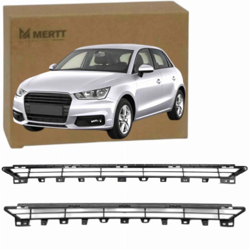 AUDI A1 2014-2018 ATRAPA ŚRODKOWA KRATKA ZDERZAKA PRZÓD DOLNA 8XA807683