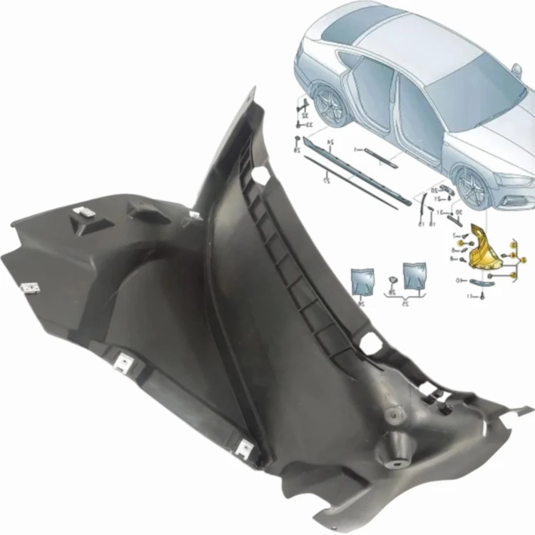 AUDI A5 8W6 2015-2019 SPOJLER NADKOLA ZAKOLE PRAWY PRZÓD 8W6853888M
