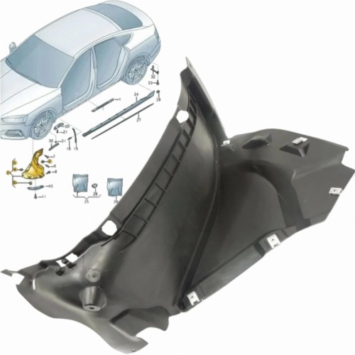 SPOJLER NADKOLA LEWY PRZÓD AUDI A5 8W6 2015-2019 8W6853887M