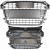 AUDI A1 8X 2010-2015 PRZEDLIFT ATRAPA CHŁODNICY GRILL SZARY RAMKA CHROM