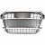AUDI A1 8X 2010-2015 PRZEDLIFT ATRAPA CHŁODNICY GRILL SZARY RAMKA CHROM
