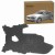 BMW SERIA 5 E60 2003-2010 MATERIAŁOWA OSŁONA SKRZYNI BIEGÓW 51717033748