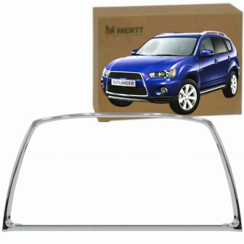 MITSUBISHI OUTLANDER 09-12 RAMKA ZDERZAKA CHROM SREBRNA LISTWA 6400C703